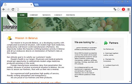 Сделать Сайт для ООО «Euromarsh» Сделать Сайт для ООО «Euromarsh»